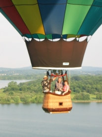 My friend Tim flying right next to me, we had a nice conversation