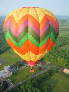 my friend Tom flying next to me